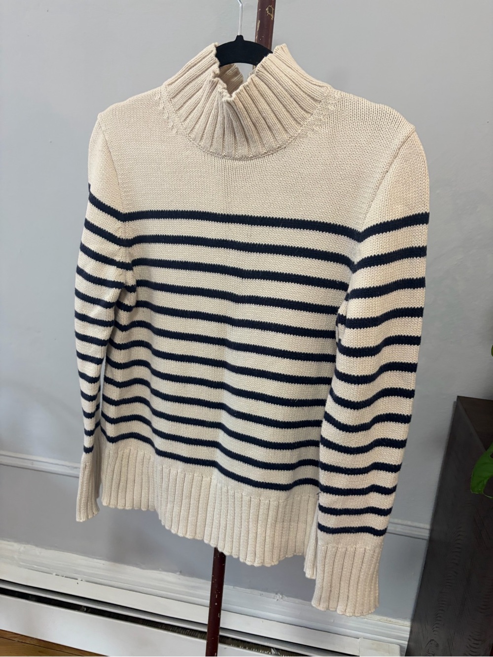 J. Crew Cream Cable Knit Sweater